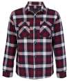 03989 Noah SOL'S Unisex Noah Padded Overshirt Medium Burgundy colour image